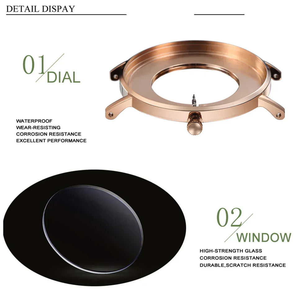 Gold Ladies Luxury Wrist Watch